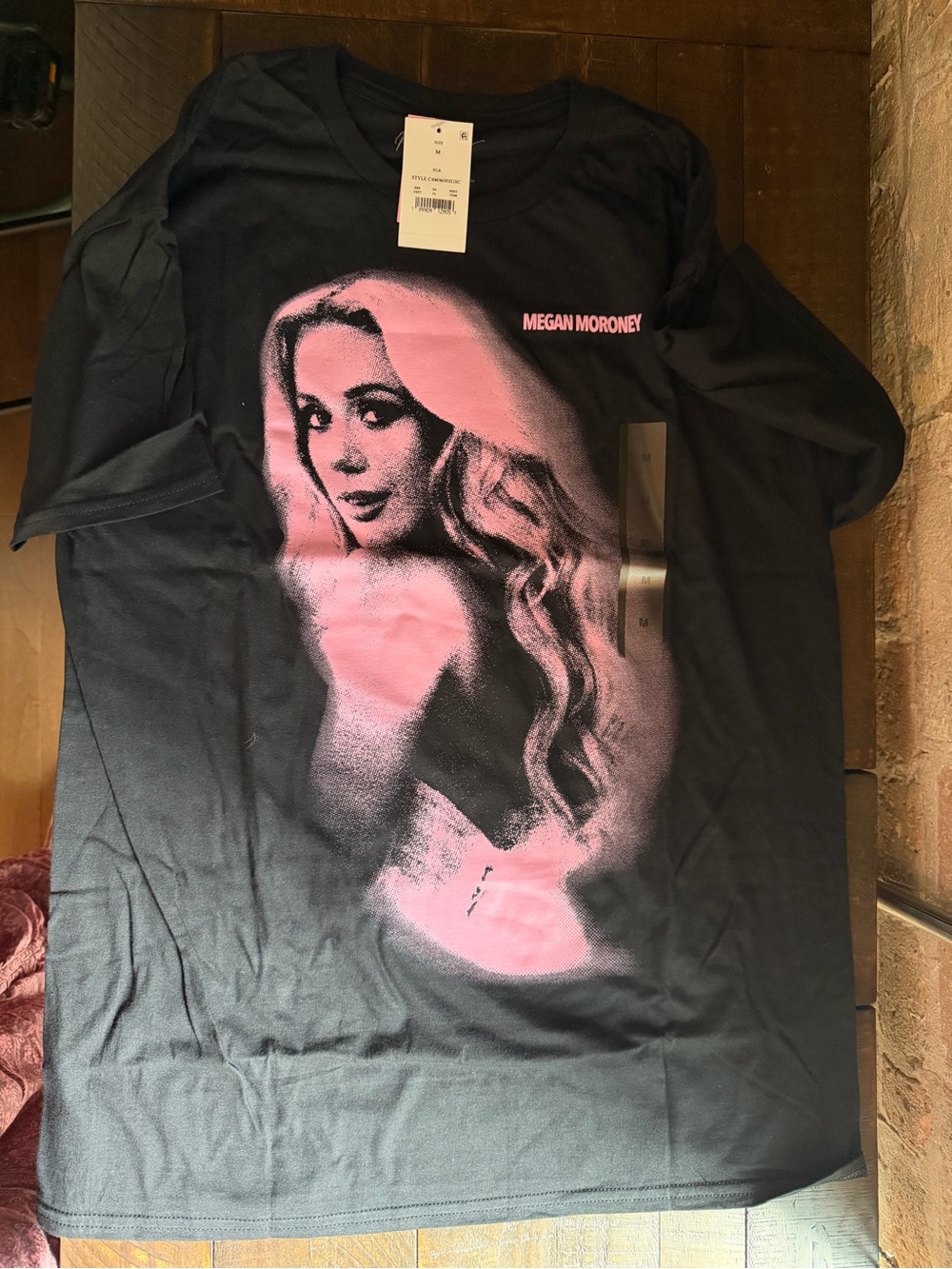 Sold out size! Megan Moroney Women's album Black Short Sleeve Tee Cloud 9